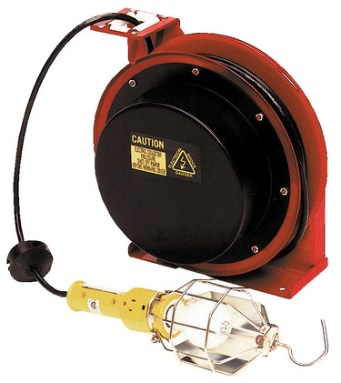 Electric Cord Reels - Lamp w/ Receptacle